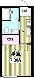 間取図画像 1K