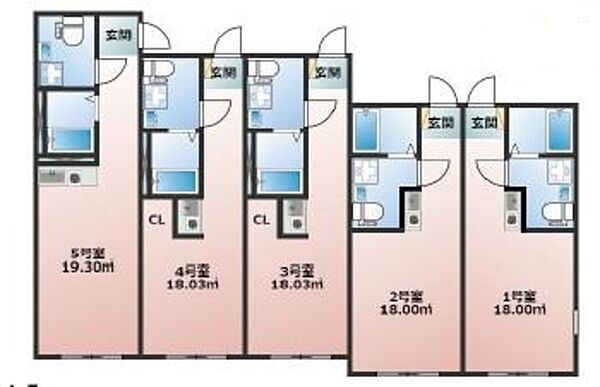 カイロス橋本 201｜神奈川県相模原市緑区東橋本３丁目(賃貸アパート1R・2階・18.00㎡)の写真 その2