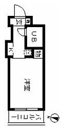 TOP立石No.2 ワンルームの間取図画像
