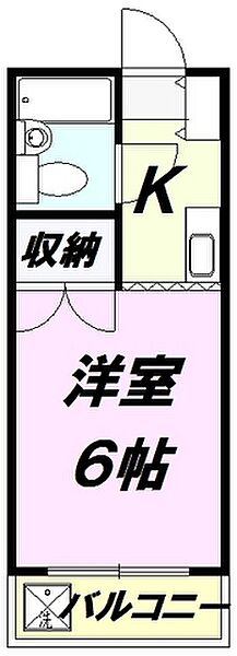 サンアベニュー久米川 ｜東京都東村山市久米川町４丁目(賃貸マンション1K・2階・18.63㎡)の写真 その2