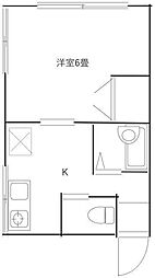 間取図画像 1K
