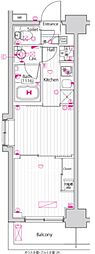 ガーラ雑色グランドステージ 2Kの間取図画像