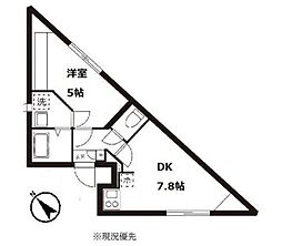 AZ東池袋レジデンス 1DKの間取図画像