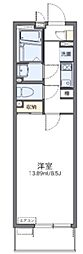 レオネクストコージーコートKM 1Kの間取図画像