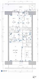 白井ロジュマン 3LDKの間取図画像