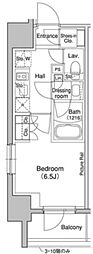 ブリリアンクラス高円寺 1Kの間取図画像