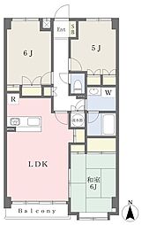 厚木・コアラマンション 3LDKの間取図画像