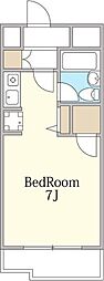 ウィン読売ランド ワンルームの間取図画像