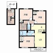 シャーメゾン　ラルゴ B203 ｜ 大阪府東大阪市新庄２丁目1-21（賃貸アパート3LDK・2階・76.76㎡） その2