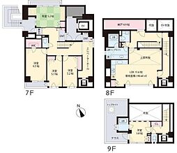 アーク阿佐ヶ谷 7階5SLDKの間取り