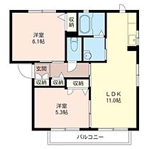 イースト　I 00101 ｜ 茨城県日立市鮎川町５丁目12-10（賃貸アパート2LDK・1階・50.81㎡） その2