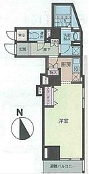 東京メトロ南北線 白金高輪駅 徒歩8分の賃貸マンション 3階1Kの間取り
