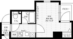 ステージファースト本郷 1Kの間取図画像