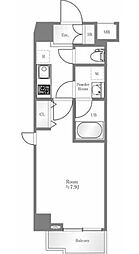スカイコートパレス板橋 1Kの間取図画像
