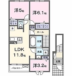 間取図画像 3LDK