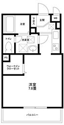 プリムローズ 3階ワンルームの間取り