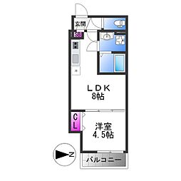 間取図画像 1LDK