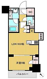MIDTOWERGRAND 1LDKの間取図画像