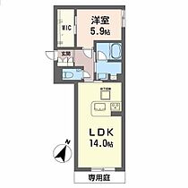 エクラージュ A0101 ｜ 熊本県熊本市北区武蔵ケ丘１丁目8-6（賃貸アパート1LDK・1階・50.86㎡） その2