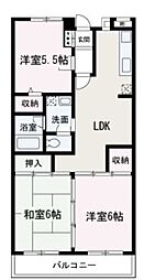 プレミール 3LDKの間取図画像