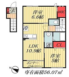 JR総武線 船橋駅 徒歩32分 2階/-