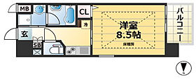 ベルフェリーク新神戸  ｜ 兵庫県神戸市中央区熊内橋通５丁目（賃貸マンション1K・4階・29.07㎡） その2