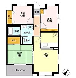間取図画像 3LDK