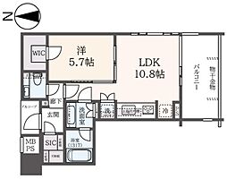 アトラス渋谷公園通り 1LDKの間取図画像