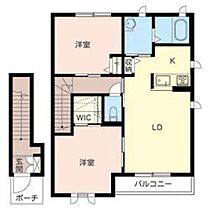 Ｌｅａｆ　Ｃｏｕｒｔ　ＰｌａｚａII 0201 ｜ 奈良県香芝市穴虫1535（賃貸アパート2LDK・2階・65.91㎡） その2