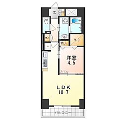 エクセル文の里 1LDKの間取図画像