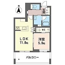 エクラージュ 00202 ｜ 埼玉県吉川市美南５丁目15-2、15-3（賃貸マンション1LDK・2階・45.83㎡） その2