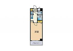 パークコート太宰府 1Kの間取図画像