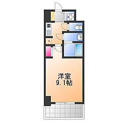 S-RESIDENCE堺blaze 1Kの間取図画像