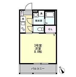 間取図画像 1K