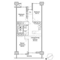 間取図画像 3LDK