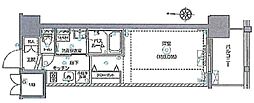 ZOOM東陽町 1Kの間取図画像