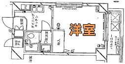 エミネンス東村山 ワンルームの間取図画像