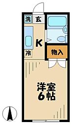 南野ハイツA棟 1階/105