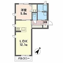 シャーメゾン権現塚 103 ｜ 福島県いわき市平字権現塚31-1（賃貸アパート1LDK・1階・42.69㎡） その2