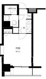 Ｔ＆Ｇ神田マンション 9階1Kの間取り