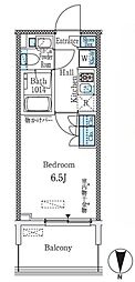 ParkCube大井町レジデンス 1Kの間取図画像