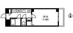 エテルノ明大前 1Kの間取図画像