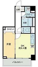 グランディール田端 1DKの間取図画像