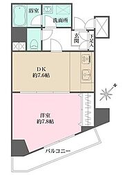 藤和氷川台コープ 1DKの間取図画像
