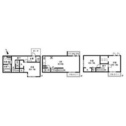 レジデンス・ボヌール 3LDKの間取図画像