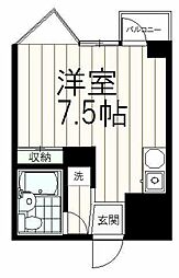 サンドルフ多摩 ワンルームの間取図画像