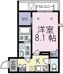 Maison本八幡駅前 1Kの間取図画像