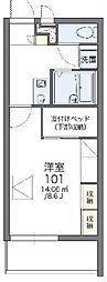 レオパレス沼南3 1Kの間取図画像
