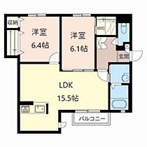 ブリーズ　コート 0203 ｜ 奈良県奈良市中山町1728-1（賃貸アパート2LDK・2階・61.20㎡） その2