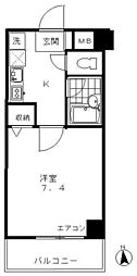 コスモ和光8 1Kの間取図画像